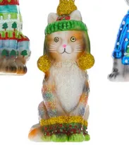 Festive Kitty Ornament