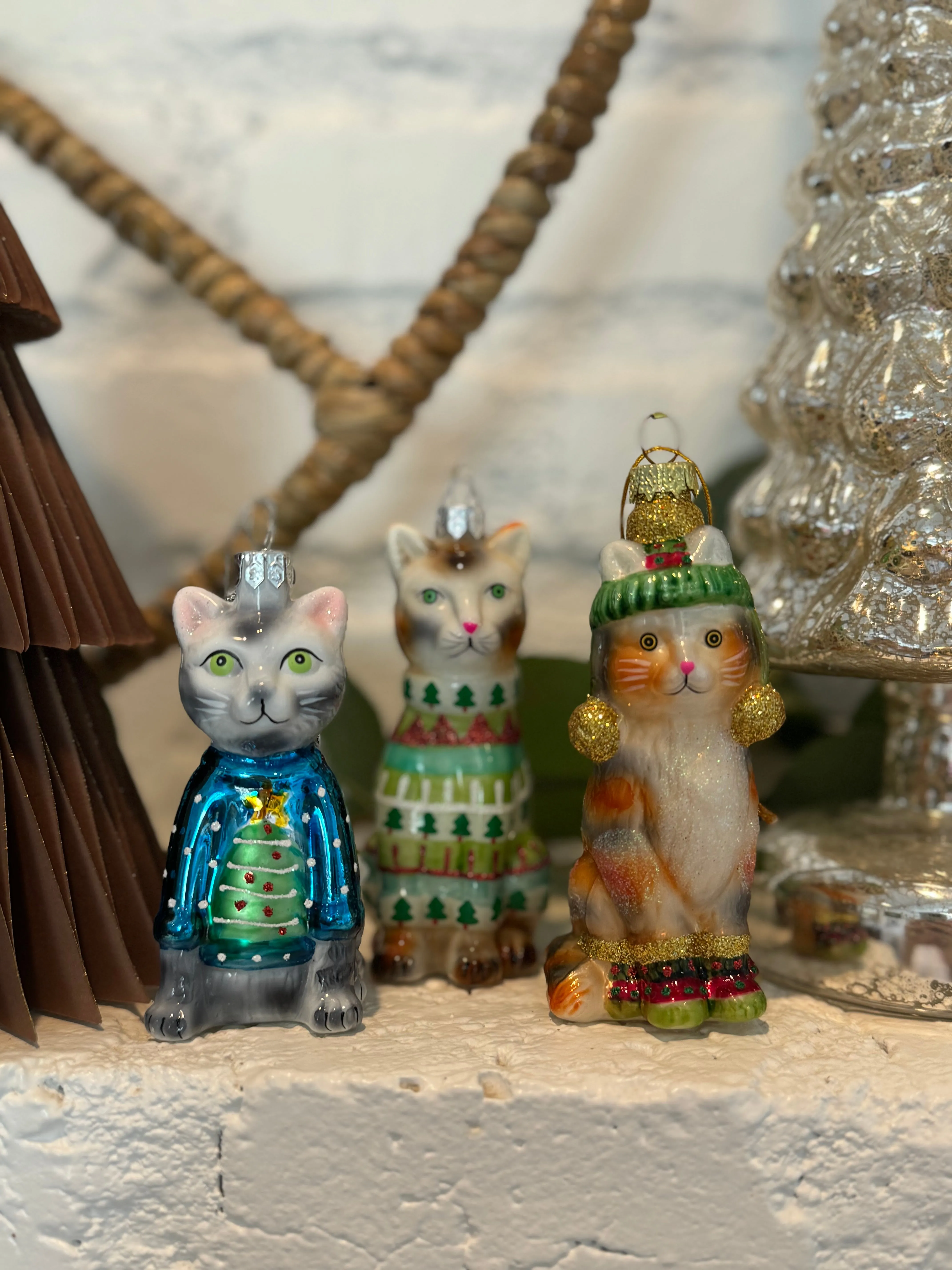 Festive Kitty Ornament