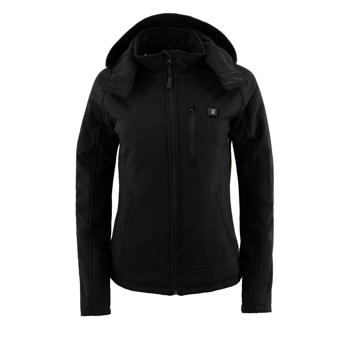 Nexgen Heat MPL2767SET Women's Black 'Heated' Soft Shell Jacket with