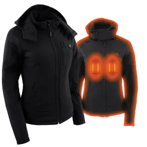 Nexgen Heat MPL2767SET Women's Black 'Heated' Soft Shell Jacket with