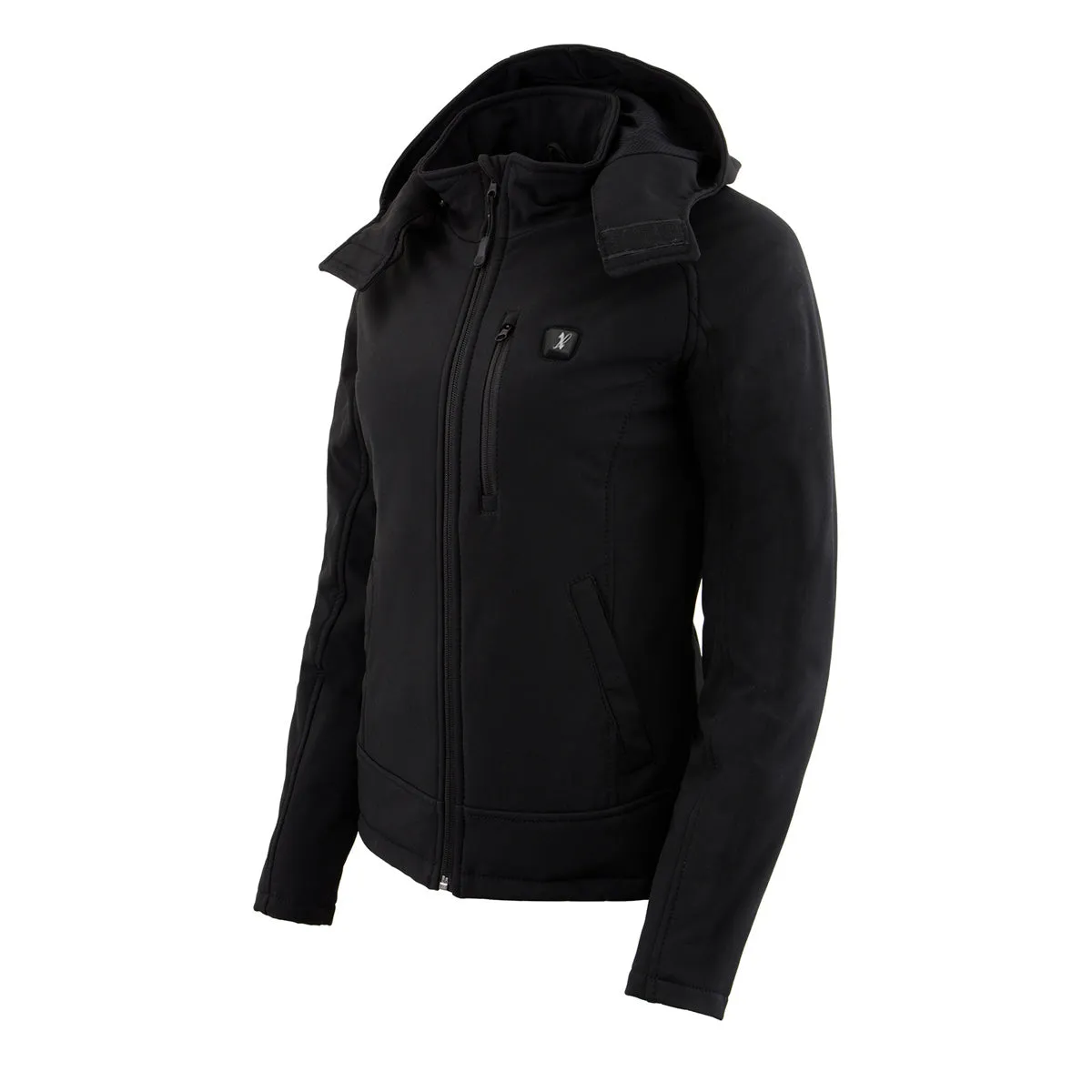 Nexgen Heat MPL2767SET Women's Black 'Heated' Soft Shell Jacket with