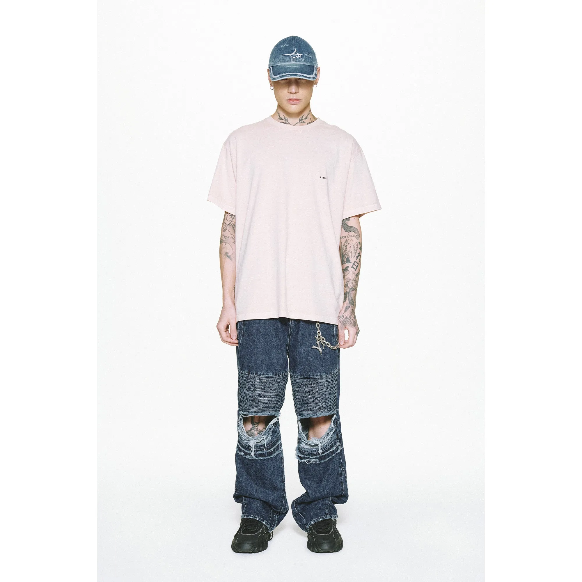 RELAXED SS T-SHIRT / BEIGE