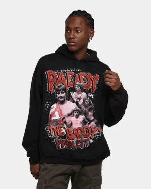 UFC By Goat Crew Paddy The Baddy Vintage Hoodie Black Wash