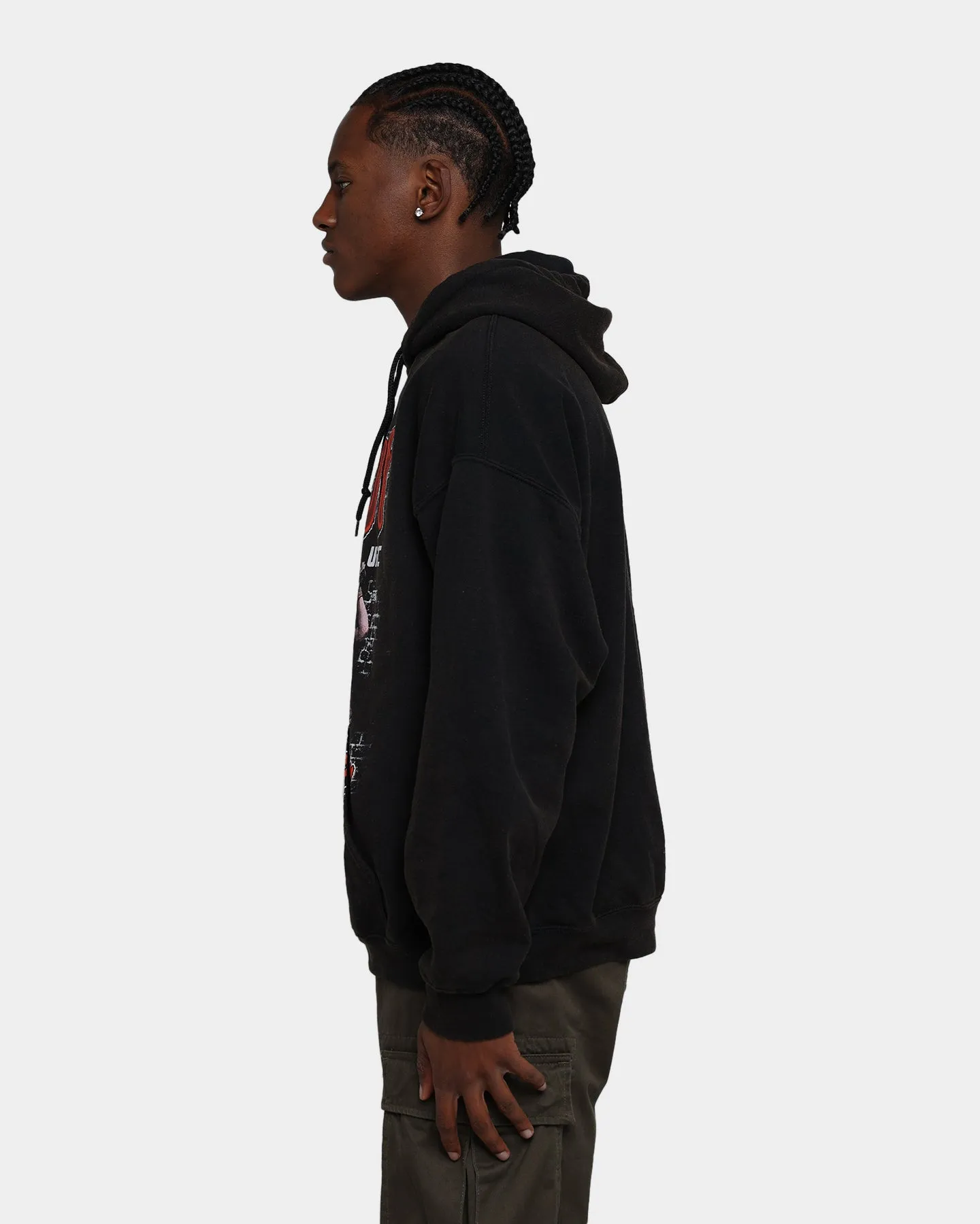 UFC By Goat Crew Paddy The Baddy Vintage Hoodie Black Wash