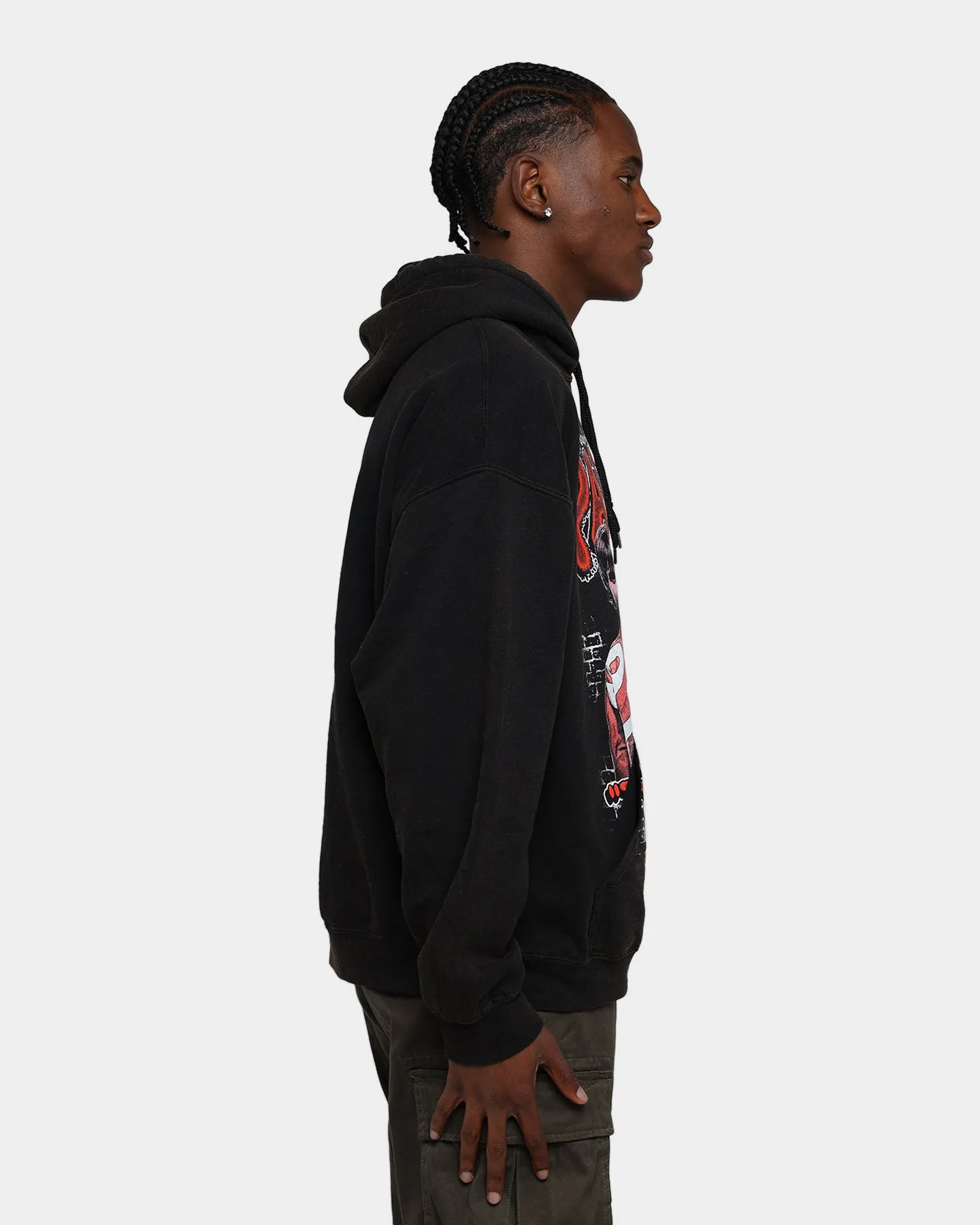 UFC By Goat Crew Paddy The Baddy Vintage Hoodie Black Wash
