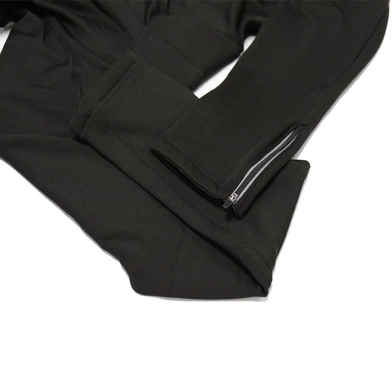Z Yellow Fleece Retro Cycling Bib Pants